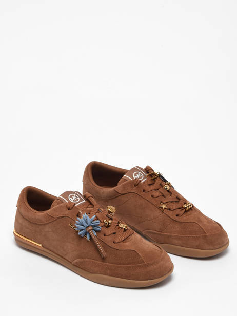 Sneakers In Leather Michael kors Brown women OFS2S230 other view 1