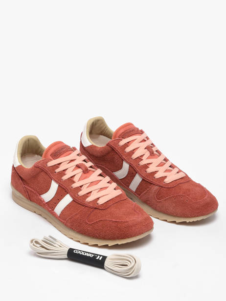 Sneakers In Leather Coolway Red men 8653807 other view 1