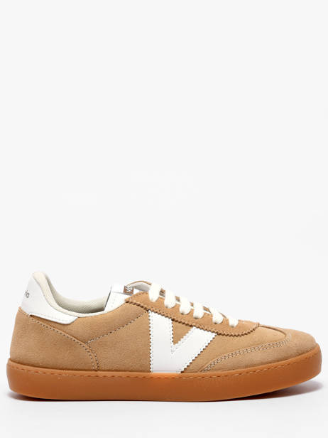 Sneakers In Leather Victoria Beige women 1126212