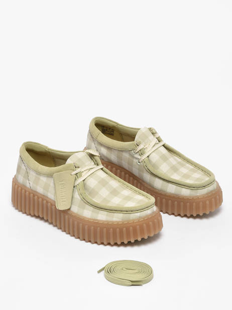 Platform Derby Shoes Clarks Green women 26186299 other view 1