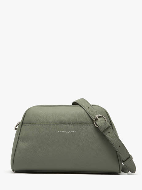 Sac Bandoulière Brenda Cuir Nathan baume Vert state 2 vue secondaire 4