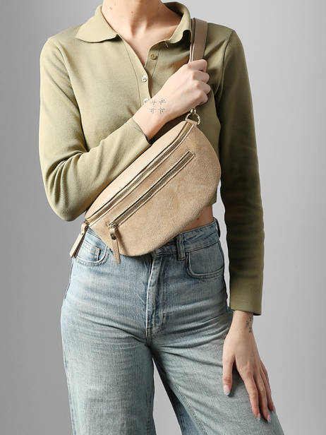 Belt Bag Milano Beige velvet caviar VC24111 other view 1