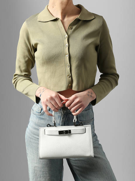 Sac Porté Main Caviar Milano White caviar CA25114 other view 1