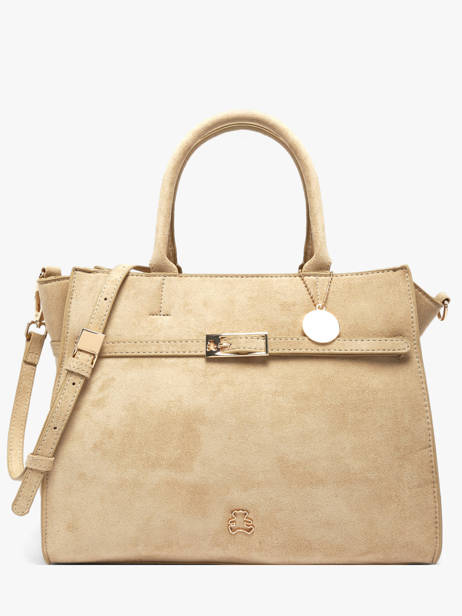 Sac Porté Main Buckle Lulu castagnette Beige buckle D
