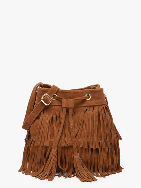 Sac Bandoulière Velvet Milano Marron velvet VE24116O