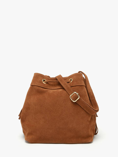 Sac Bandoulière Velvet Milano Marron velvet VE24116O vue secondaire 4