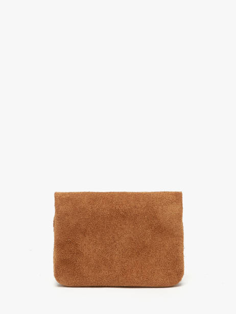 Coin Purse Velvet Leather Milano Brown velvet VE23091O other view 2