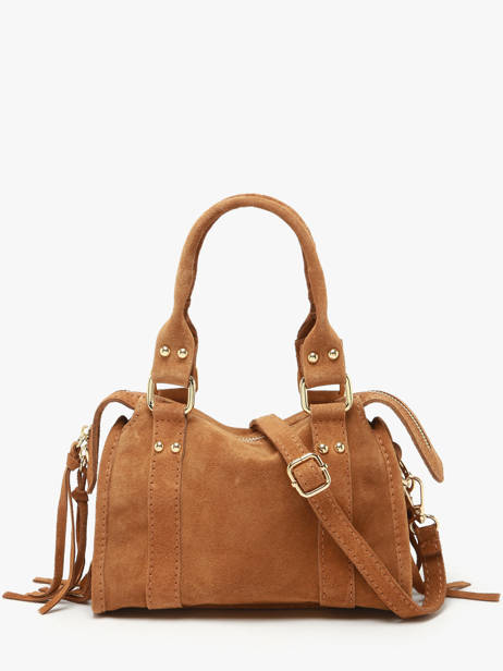 Sac Bandoulière Velvet Cuir Milano Marron velvet VE24092O vue secondaire 4