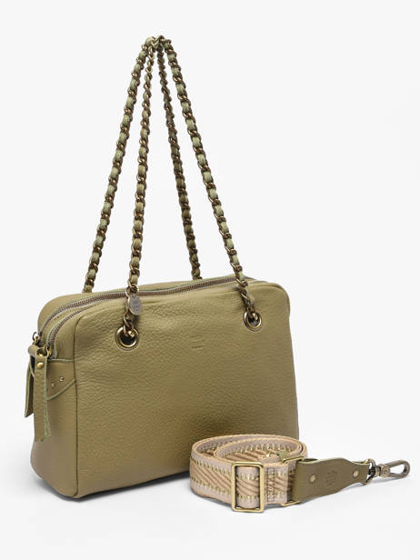 Shoulder Bag Vintage Leather Mila louise Silver vintage 3889C1 other view 1