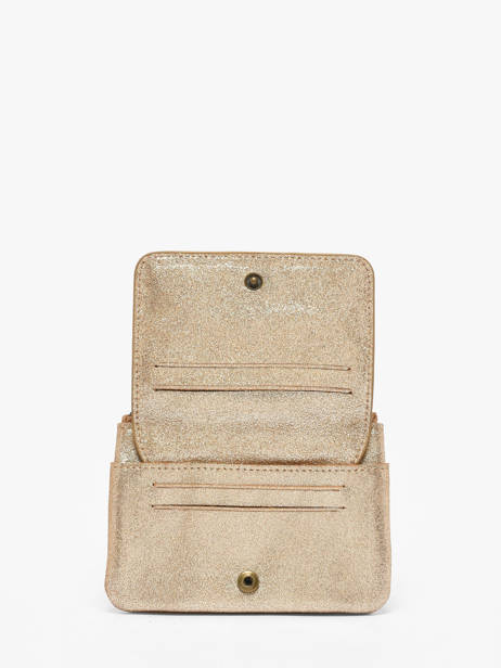 Coin Purse Vintage Leather Mila louise Gold vintage 3853X other view 1