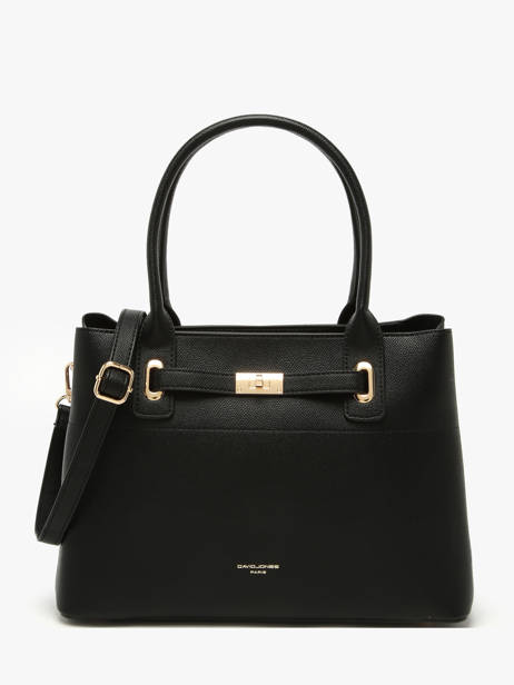 Sac Porté Main Saffiano David jones Noir saffiano CM8353