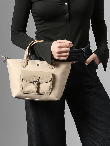 Shoulder Bag Kiana Nylon Hexagona Beige kiana 1720185 other view 1