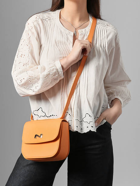 Leather Penelope Crossbody Bag Nathan baume Orange odyssey 1 other view 1