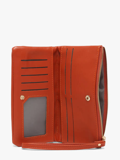 Portefeuille Soft David jones Orange soft P159 vue secondaire 1