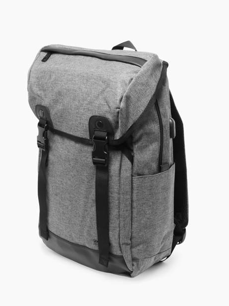 Backpack David jones Gray business PC037A other view 1