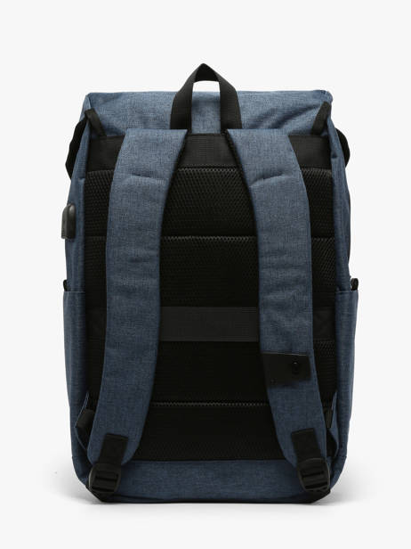 Backpack David jones Blue business PC037A other view 4