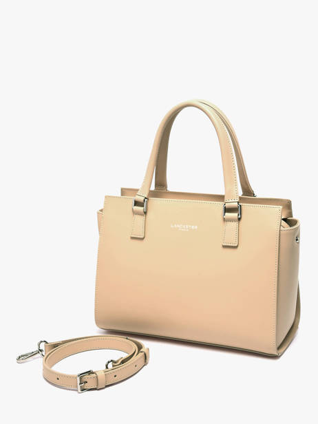 Sac Trapèze Smooth Cuir Lancaster Beige smooth 3 vue secondaire 1