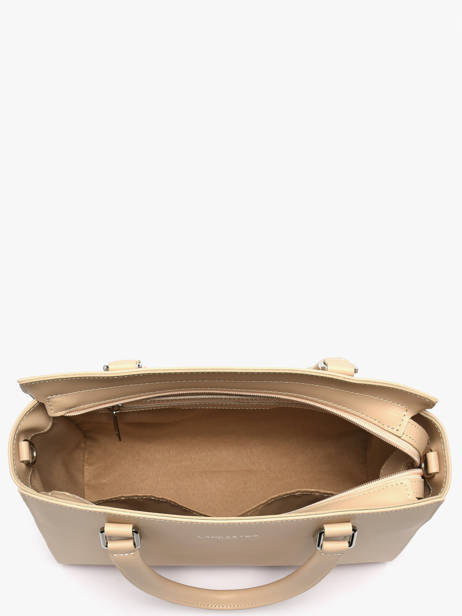 Sac Trapèze Smooth Cuir Lancaster Beige smooth 3 vue secondaire 2