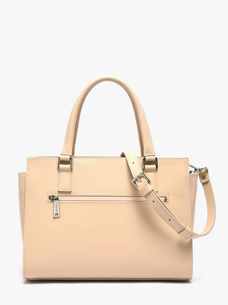 Sac Trapèze Smooth Cuir Lancaster Beige smooth 3 vue secondaire 3