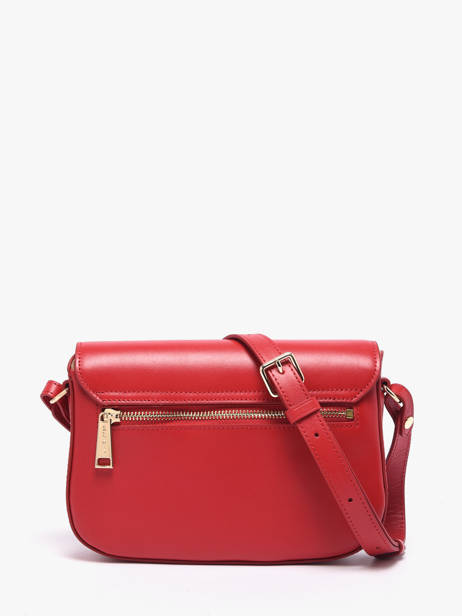 Sac Bandoulière Paris Philos Cuir Lancaster Rouge paris philos 81 vue secondaire 3