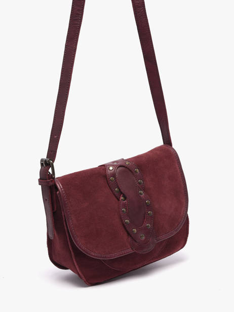 Shoulder Bag Blima Leather Pieces Red blima 17163627 other view 1