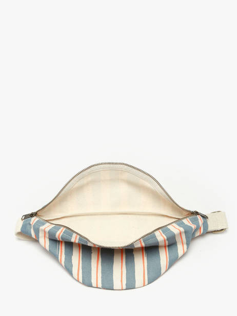 Striped Olivia Belt Bag Hindbag Blue rayures RA other view 3