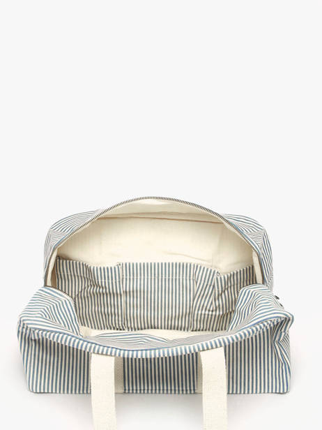 Shoulder Bag Rayures Cotton Hindbag Blue rayures RA other view 2