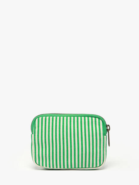 Coin Purse Hindbag Green rayures RA other view 2