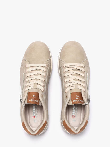 Sneakers Redskins Beige men GOBAT other view 3