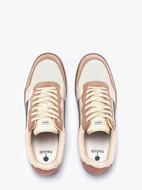 Sneakers In Leather Faguo Beige men 26CG3202 other view 3