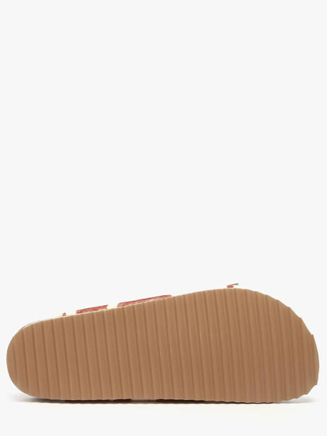 Sandales En Cuir Colors of california Marron women HCBIO502 vue secondaire 4