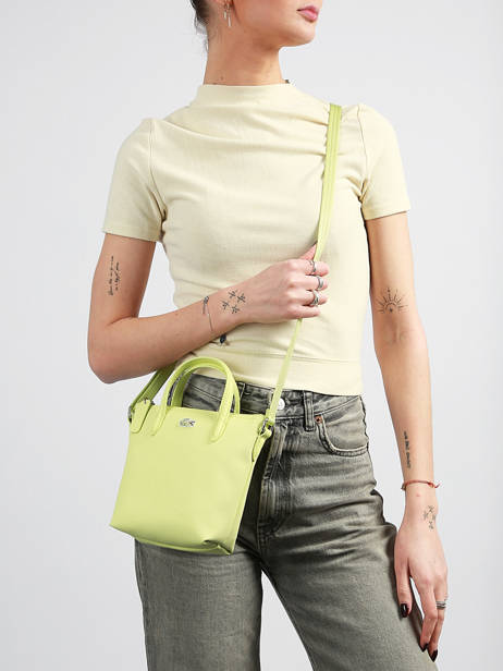 Shoulder Bag L.12.12 Concept Lacoste Yellow l.12.12 concept NF2609PK other view 1