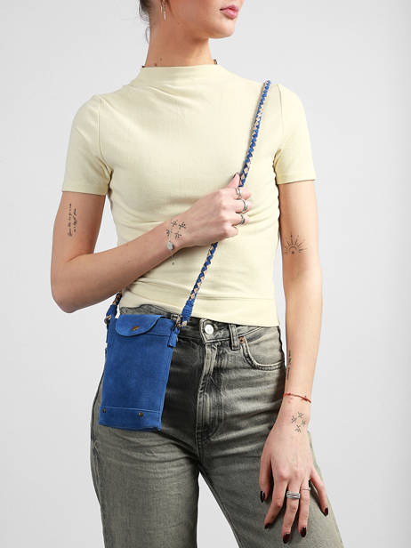 Shoulder Bag Brianna Leather Pieces Blue brianna 17163616 other view 1