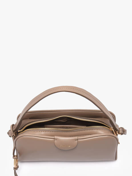 Crossbody Bag Emblem Trio Polyurethane Calvin klein jeans Beige emblem trio 4F3370G other view 3