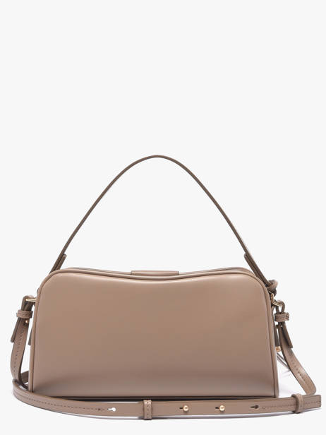 Crossbody Bag Emblem Trio Polyurethane Calvin klein jeans Beige emblem trio 4F3370G other view 4