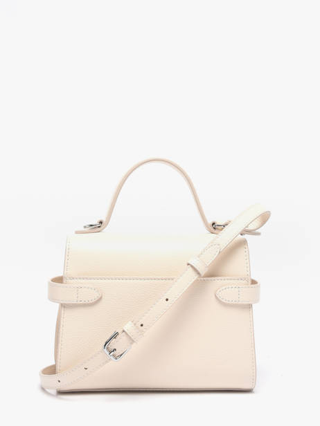 Small Grained Leather Emilie Crossbody Bag Le tanneur White emily TEMI1006 other view 4