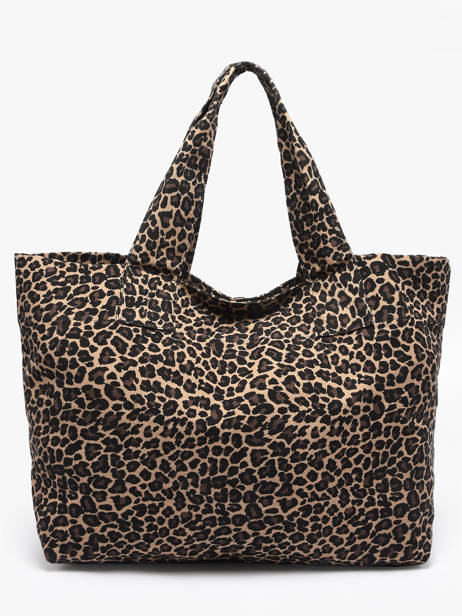 Shoulder Bag Leopard Cotton Miniprix Beige leopard L other view 3