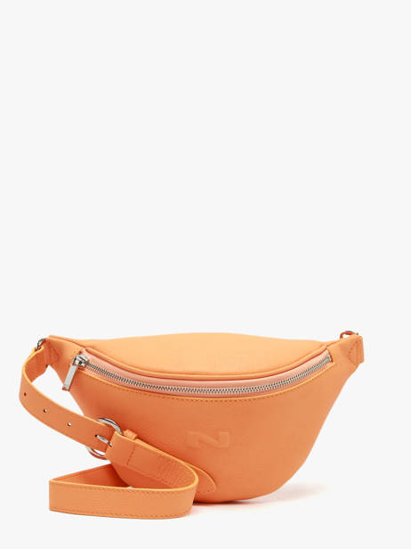 Sac Banane Small Derby Cuir Nathan baume Orange n city 25