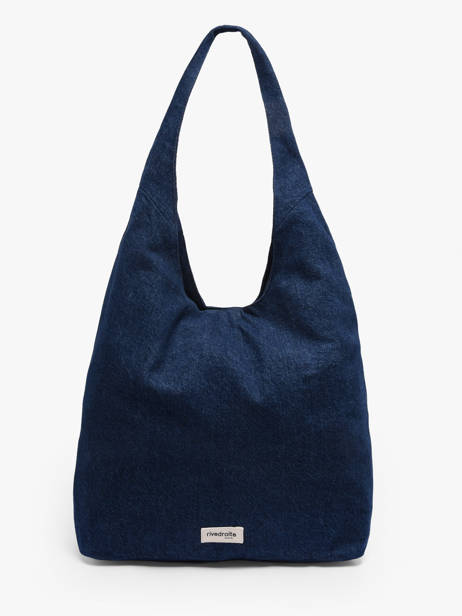 Recycled Cotton Richelieu Hobo Bag Rivedroite Blue timeless RICHETIM