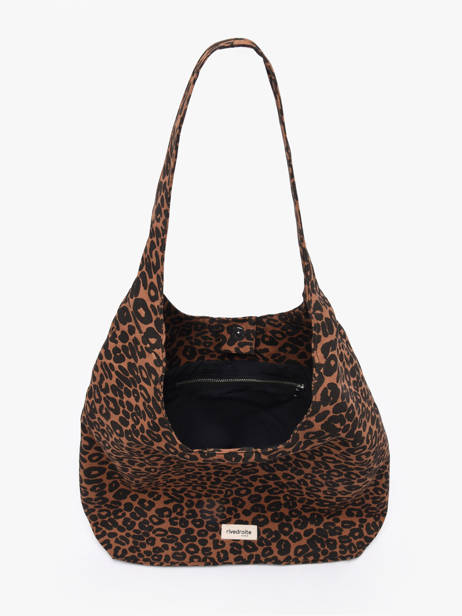 Recycled Cotton Richelieu Wild Tribe Hobo Bag Rivedroite Brown wild tribe RICHEWIL other view 2