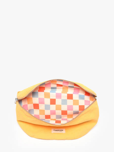 Recycled Coton Custine Belt Bag Rivedroite Yellow timeless CUSTITIM other view 3