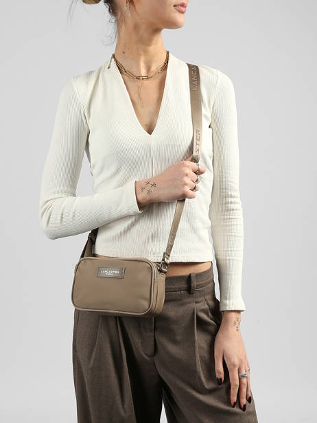 Sac Bandoulière Basic Vita Nylon Lancaster Beige basic vita 75 vue secondaire 1