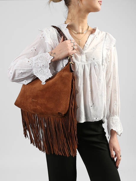 Sac Porté épaule Jess Cuir Vanessa bruno Marron jess 32V40916 vue secondaire 1