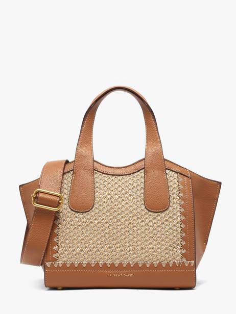 Rosalie Satchel With Strap Laurent david Brown ld bags 968