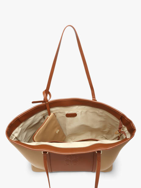  Large Nylon Fran Tote Bag Laurent david Beige ld bags 887 other view 2