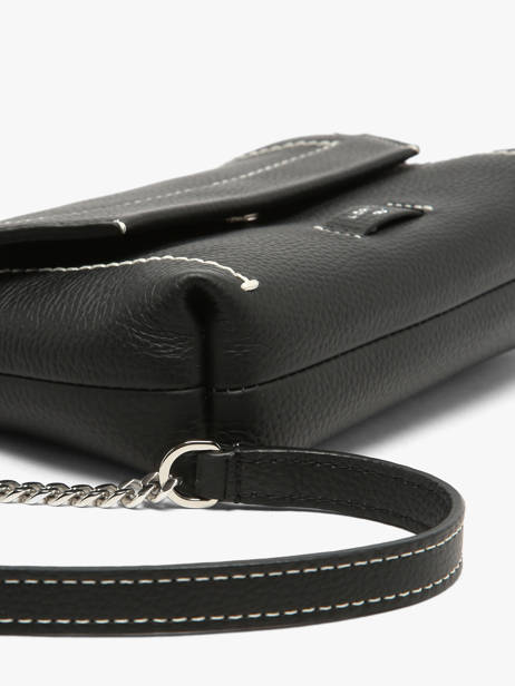 Leather Ninon Soft Crossbody Bag Lancel Black ninon A14030 other view 3