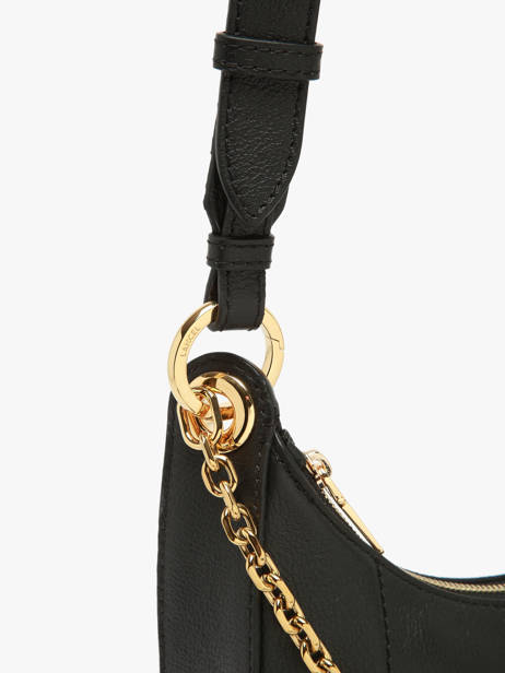 Shoulder Bag Croisette Leather Lancel Black croisette A13987 other view 2