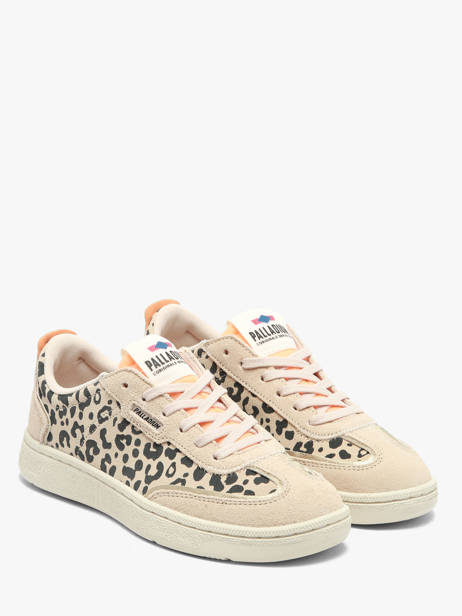 Sneakers En Cuir Palladium Beige women 94642243 vue secondaire 1