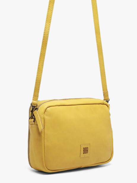 Shoulder Bag Heritage Leather Biba Yellow heritage BT32 other view 1