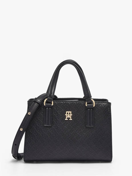 Sac Porté Main Th Daily Polyester Tommy hilfiger Noir th daily AW18416